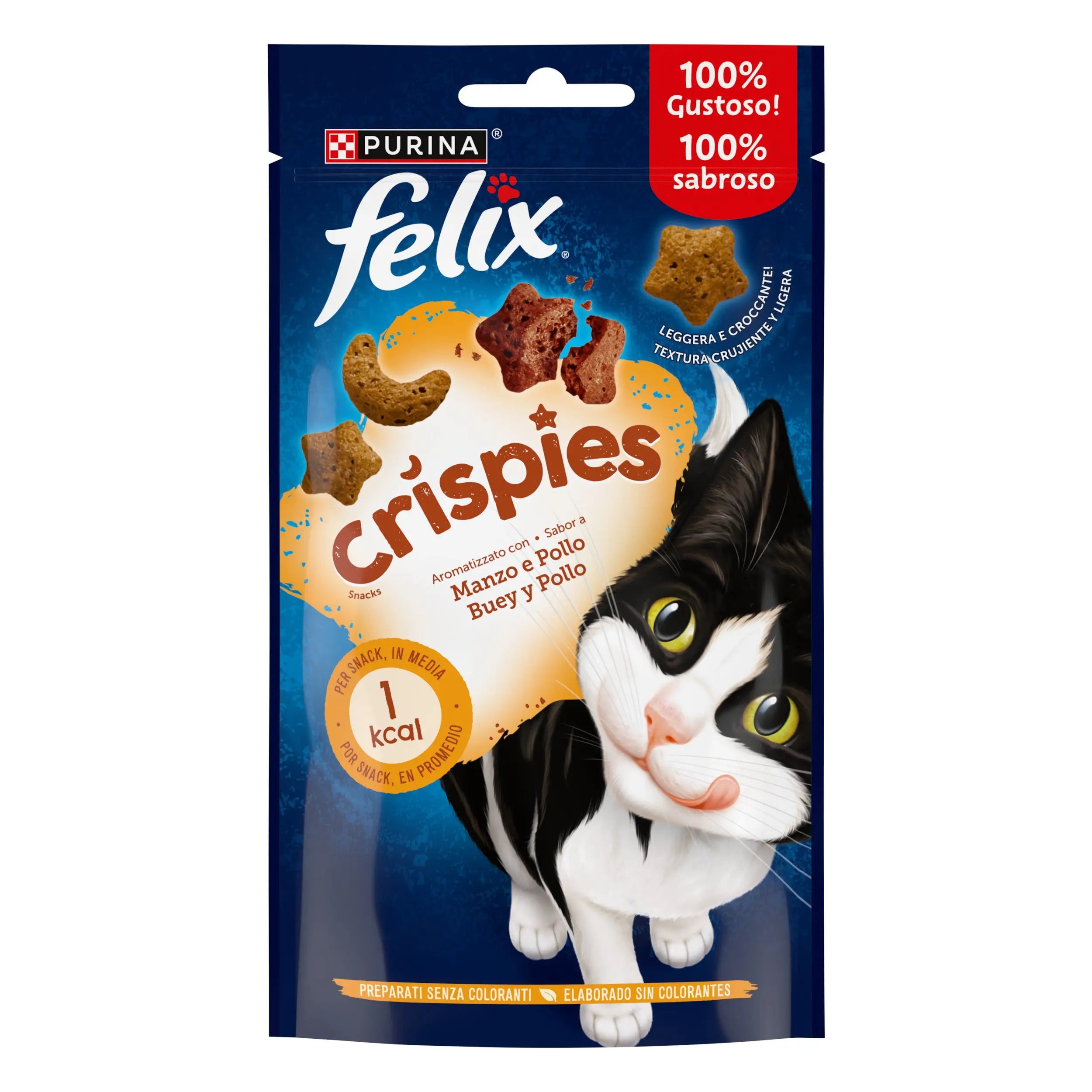 Felix Crispies Buey y Pollo 45 g FELIX