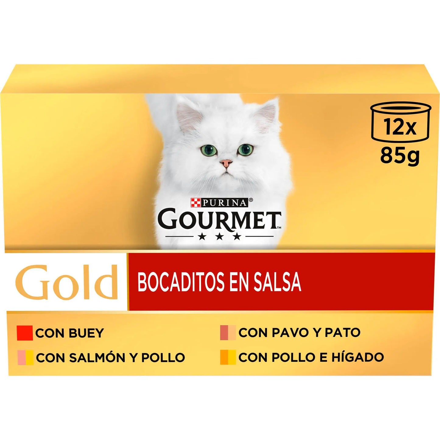 Gourmet Gold Bocaditos Surtido 85 g Pack-12 PURINA