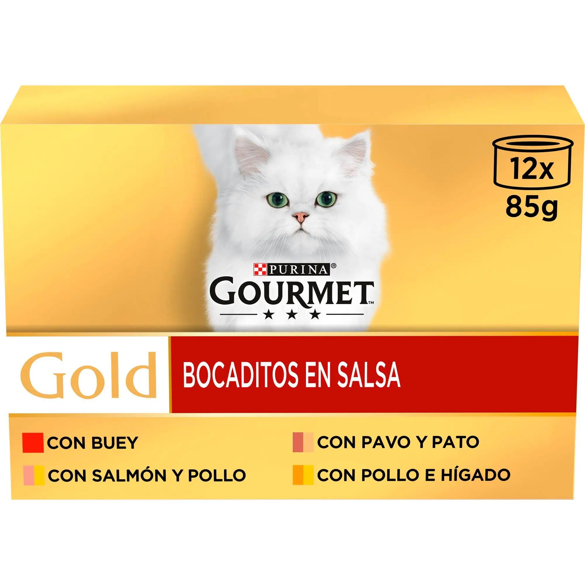 Gourmet Gold Bocaditos Surtido 85 g Pack-12 PURINA