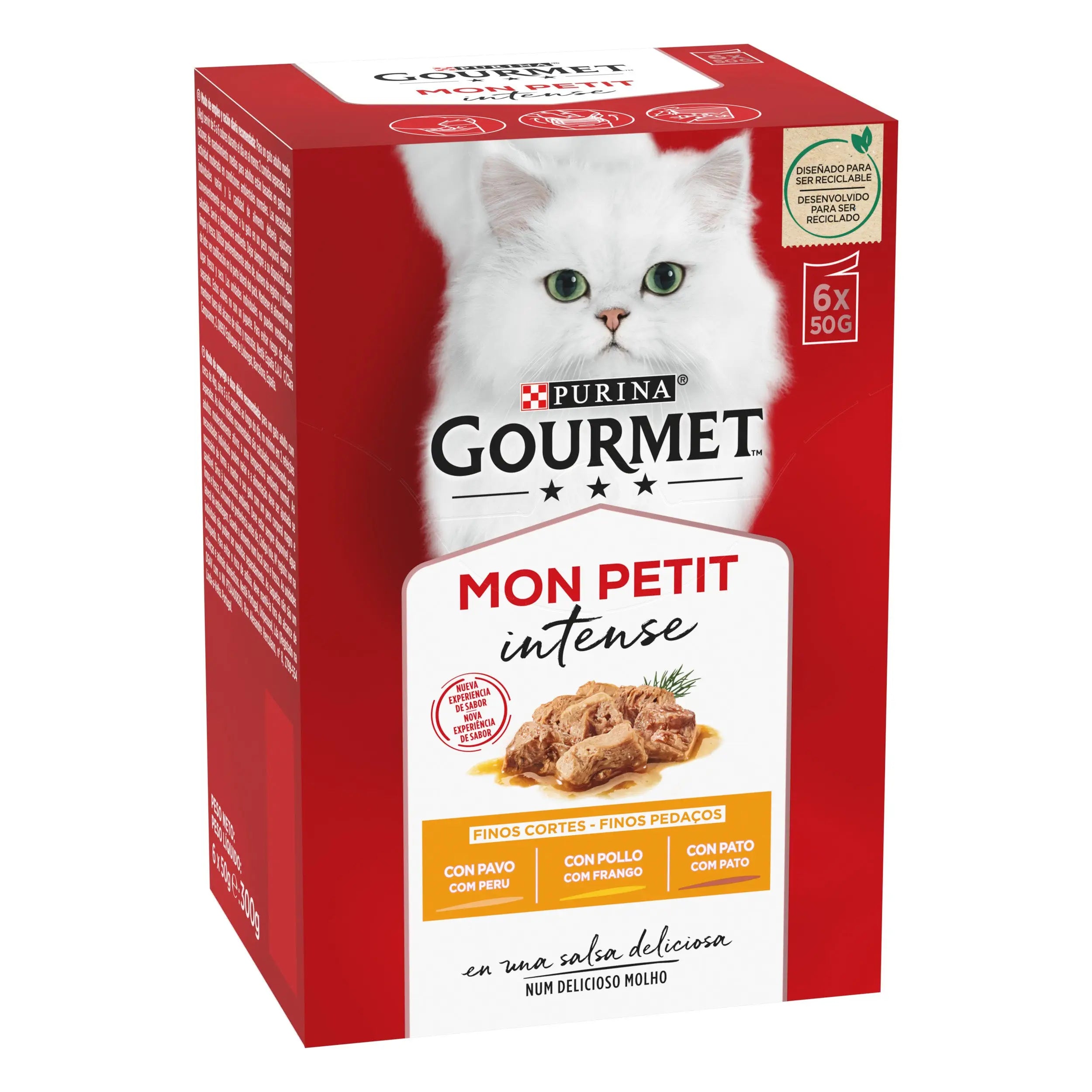 Gourmet Mon Petit Aves Pack 6X50 g PURINA