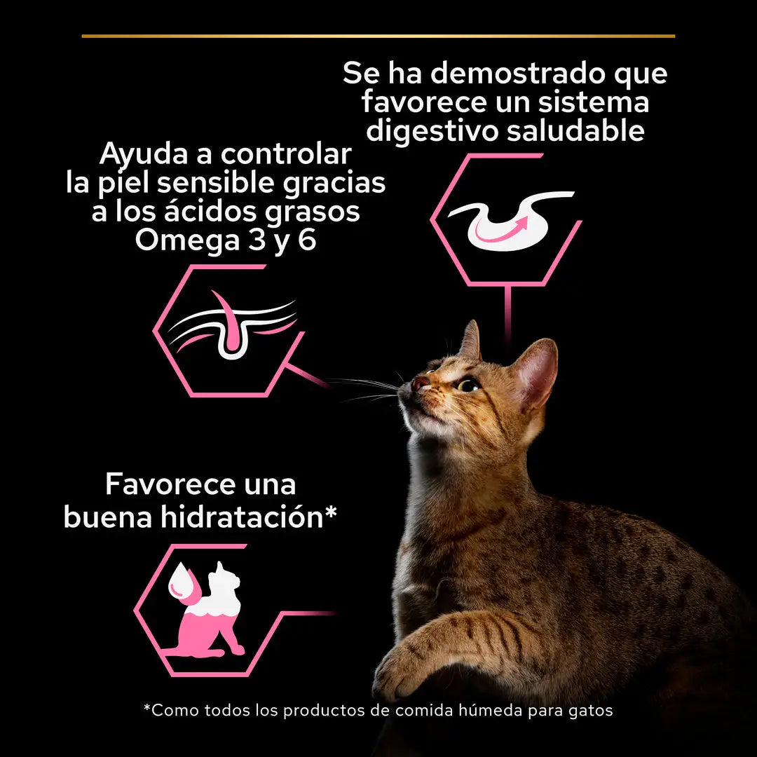Pro Plan Cat Sobre Delicate Pescado Pack 10x85 g PURINA