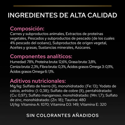 Pro Plan Cat Sobre Delicate Pescado Pack 10x85 g PURINA