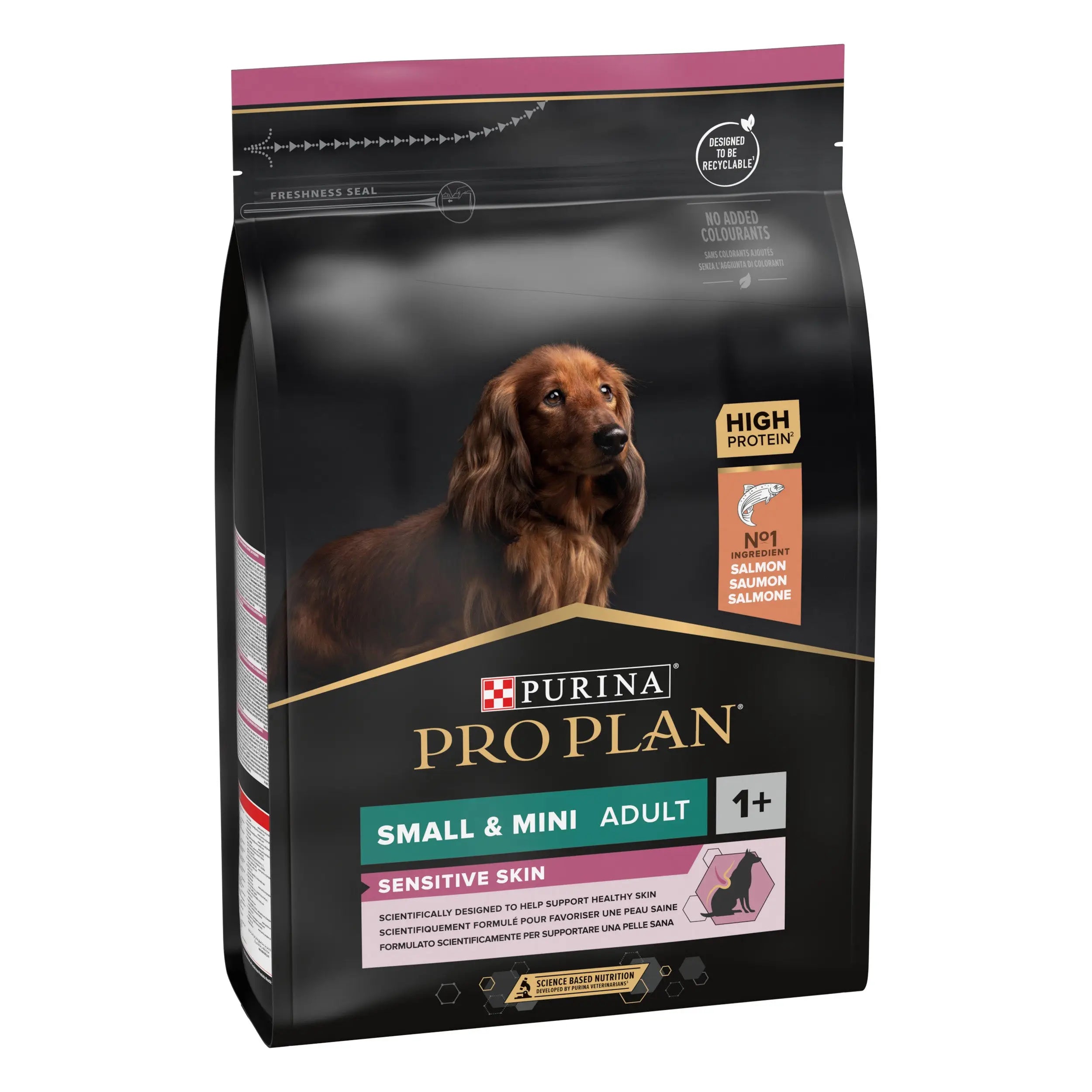 Pro Plan Dog Small y Mini Adult Skin Salmón Pienso para Perros PURINA