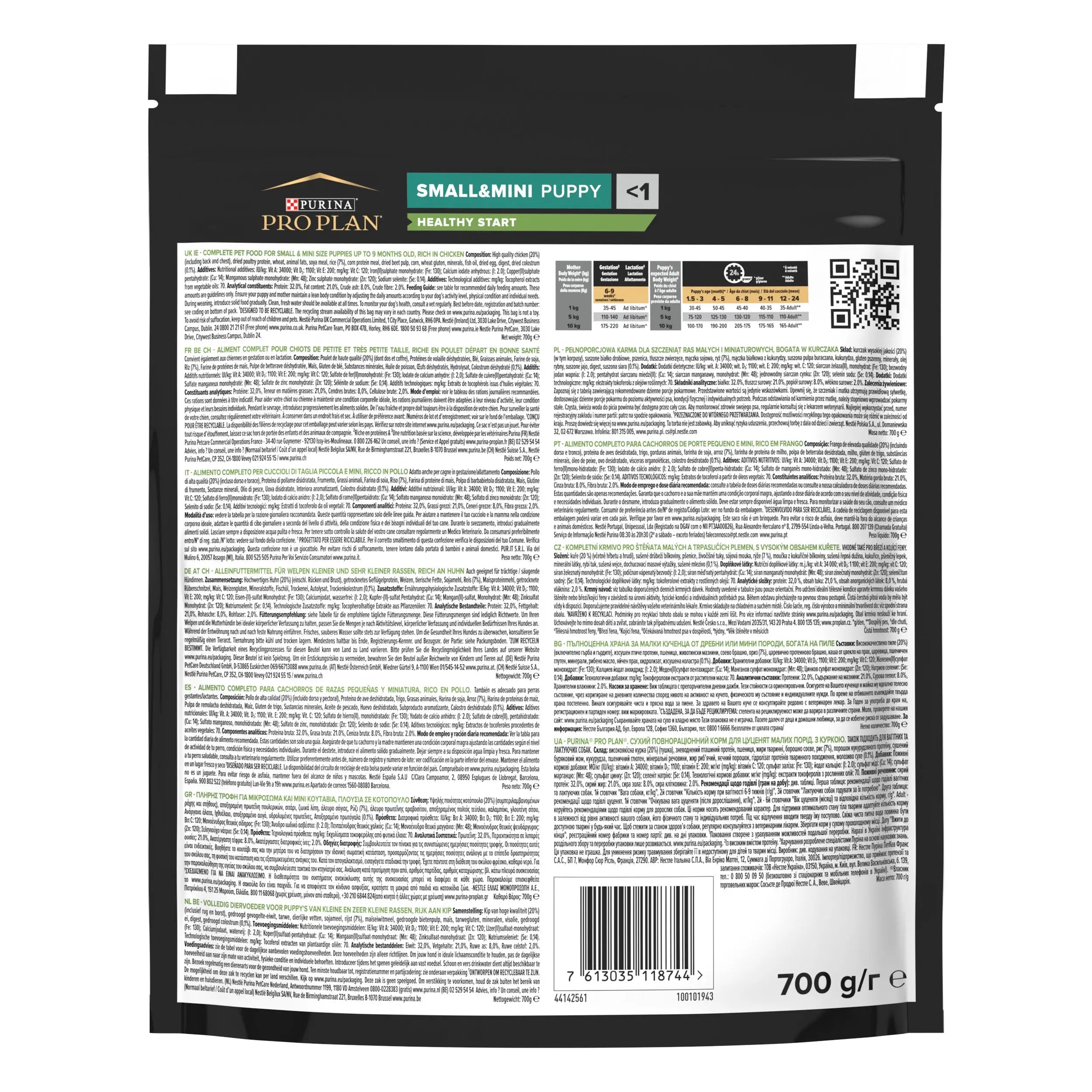 Pro Plan Dog Puppy Small & Mini Healthy Start Pollo Pienso para Cachorros PURINA