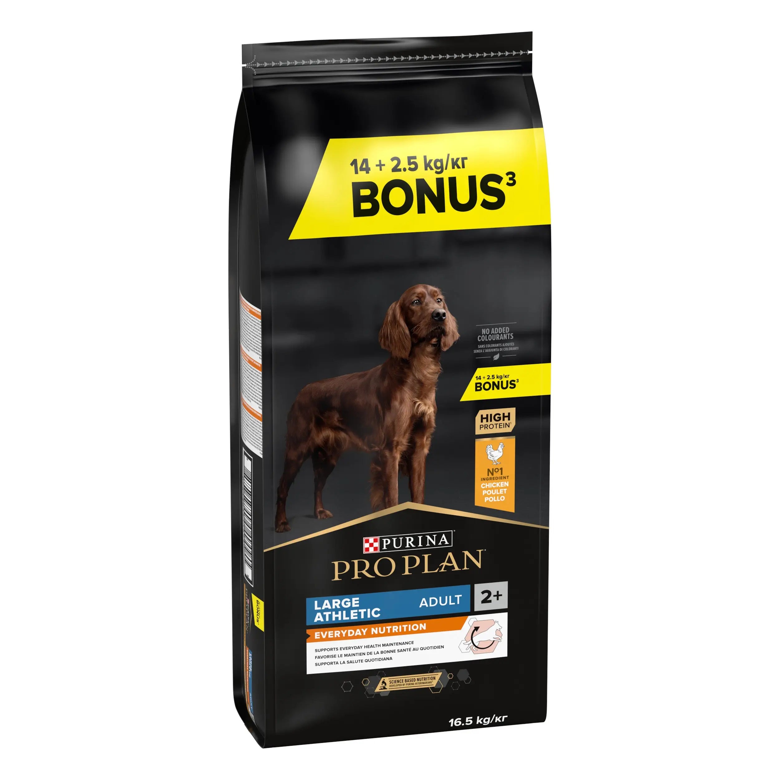 Pro Plan Dog Large Athletic Adult Pollo 14 kg+2,5 kg gratis PURINA