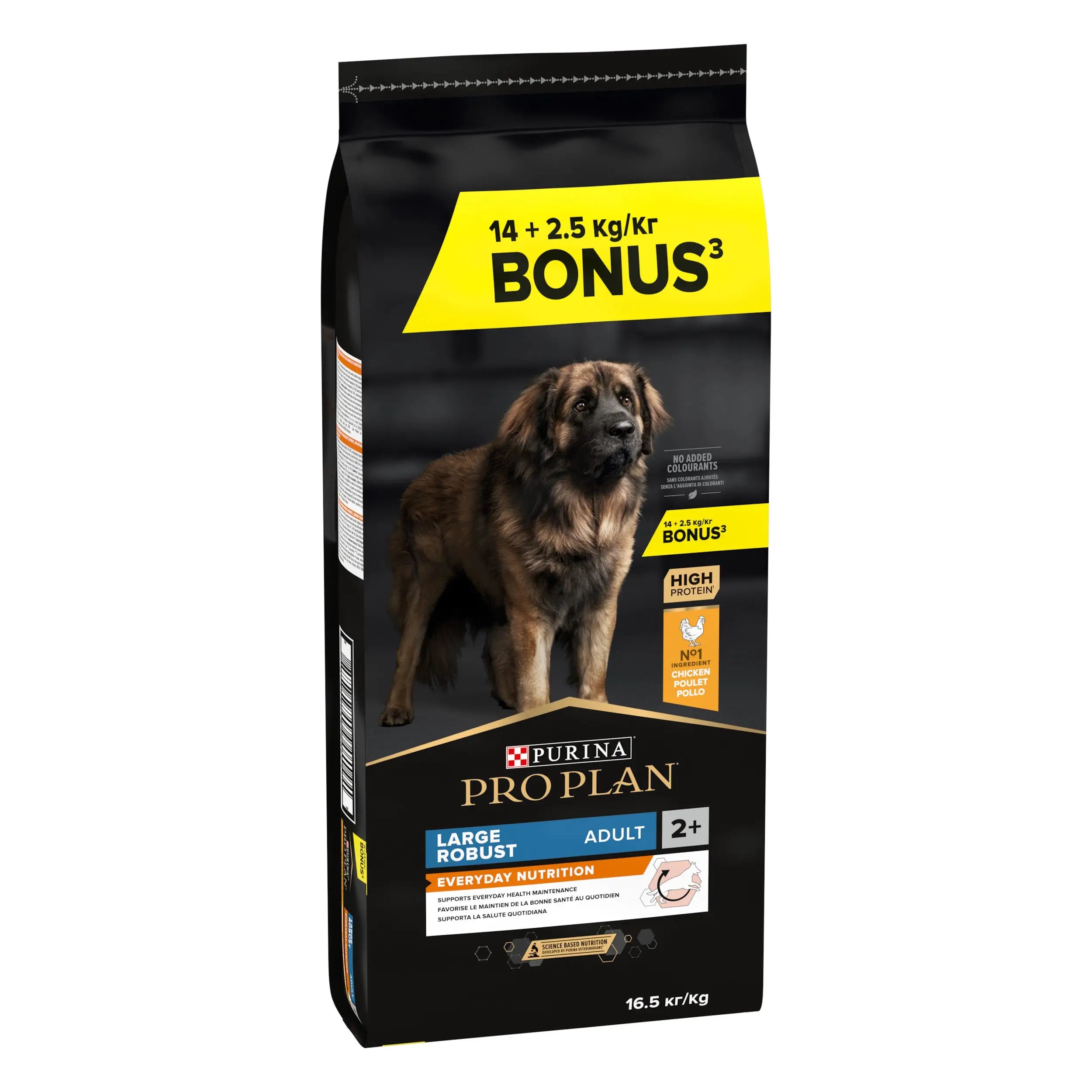 Pro Plan Dog Large Robust Adult Pollo 14 kg+2,5 kg gratis PURINA