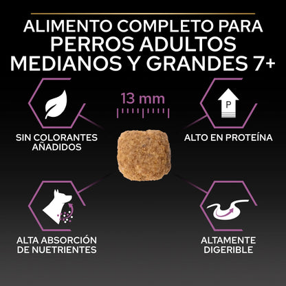 Pro Plan Dog Medium Y Large Adult Agedefen7+ Pollo 3 kg PURINA