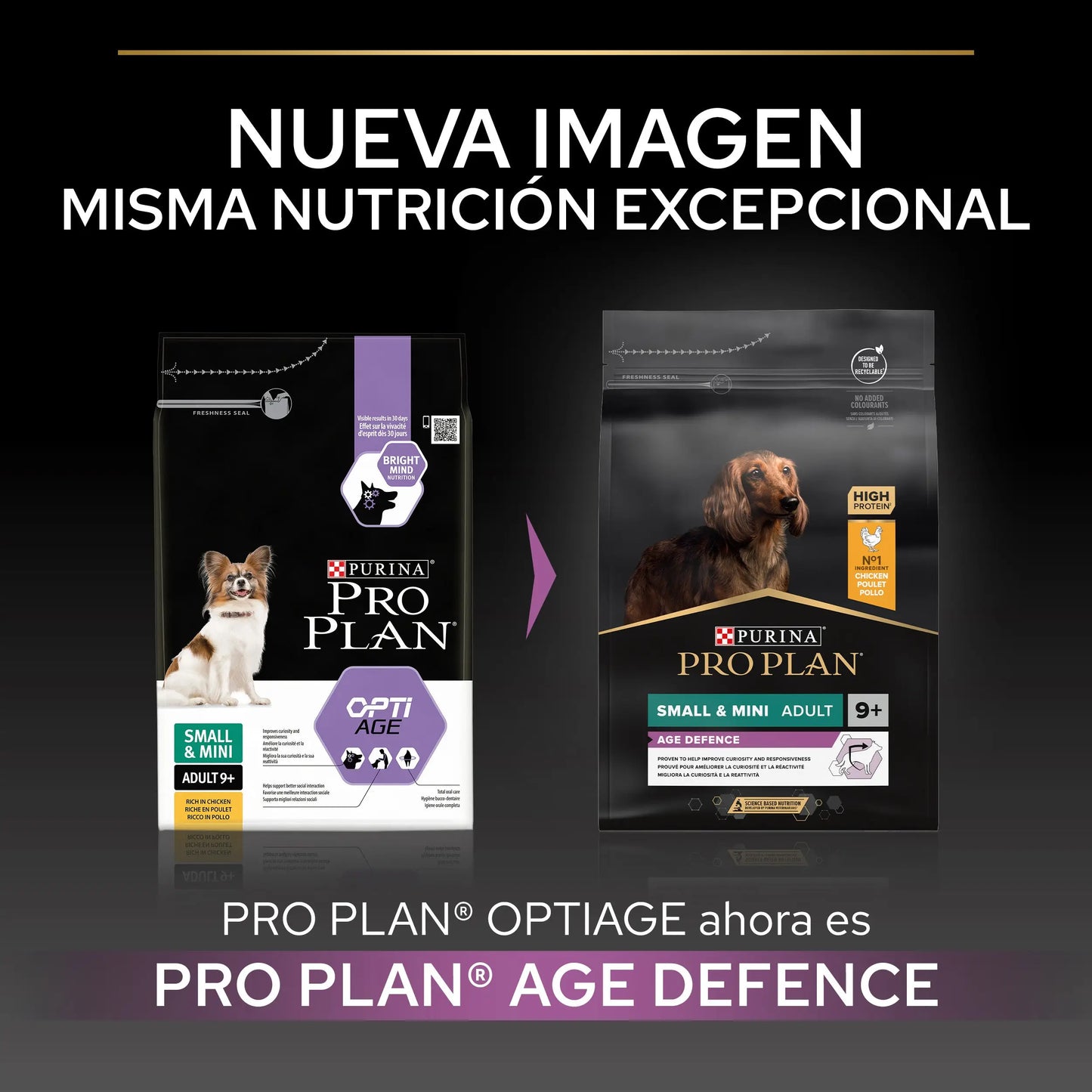 Pro Plan Dog Small Y Mini Adult Agedefen 9+ Pollo 3 kg PURINA