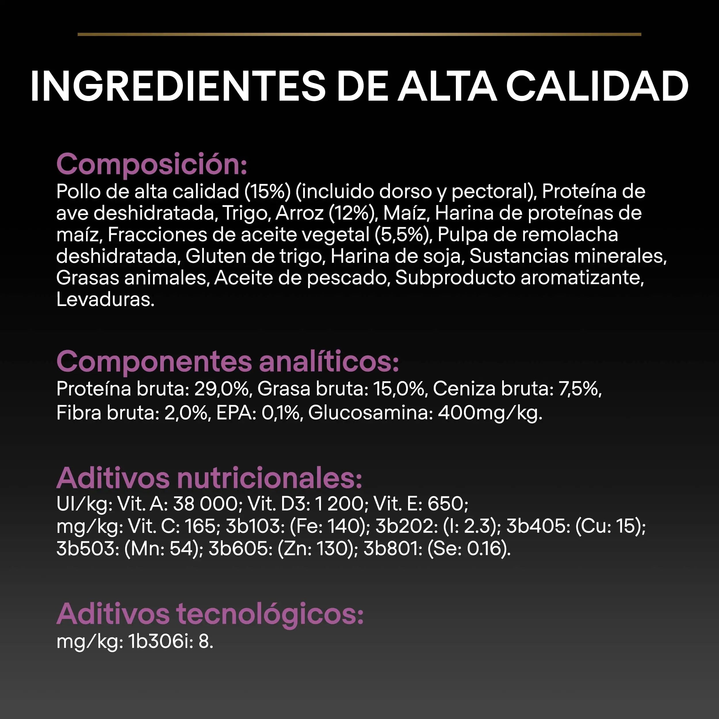 Pro Plan Dog Small Y Mini Adult Agedefen 9+ Pollo 3 kg PURINA