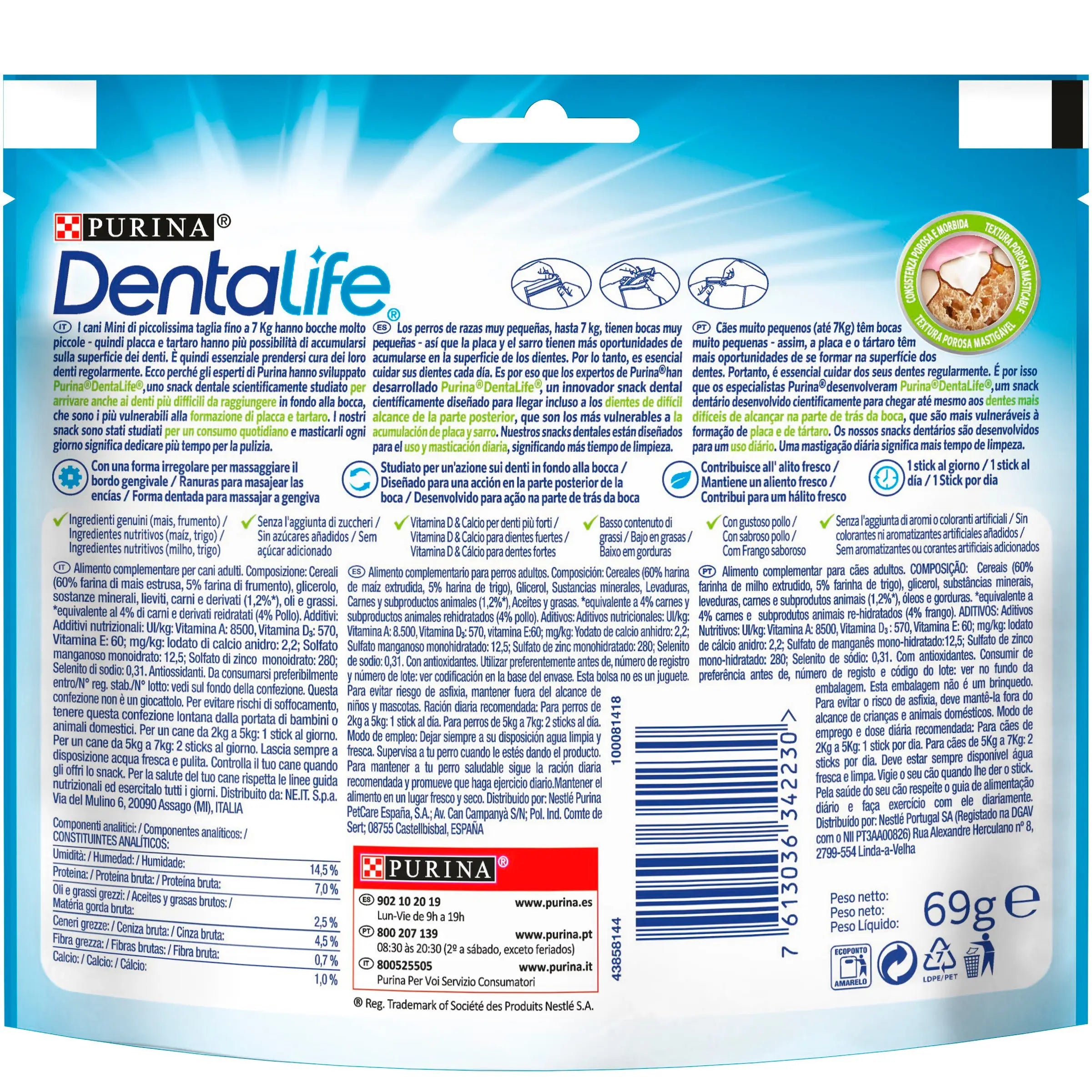 Dentalife Dog Extra Mini 7 Sticks DENTALIFE