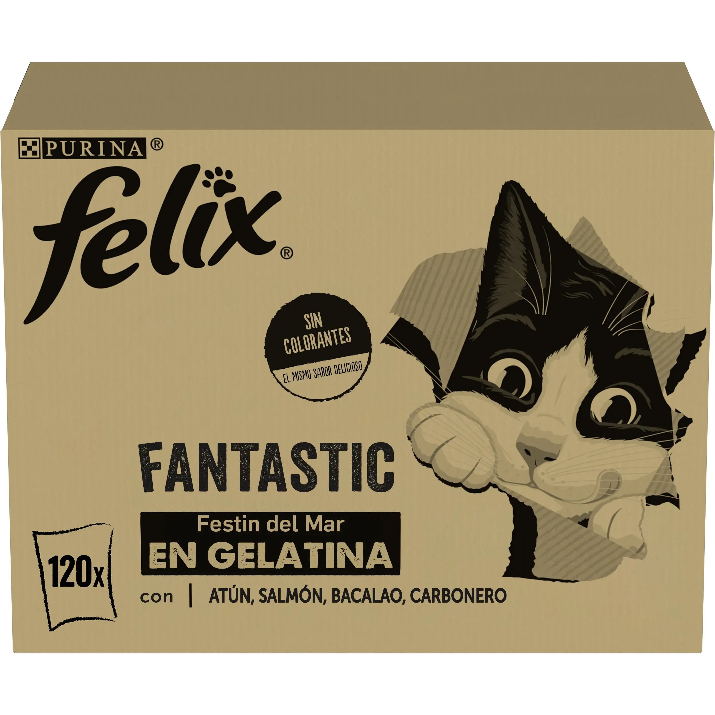 Felix Fantastic Selección Gelatina Pescados Pack 120x85 g FELIX