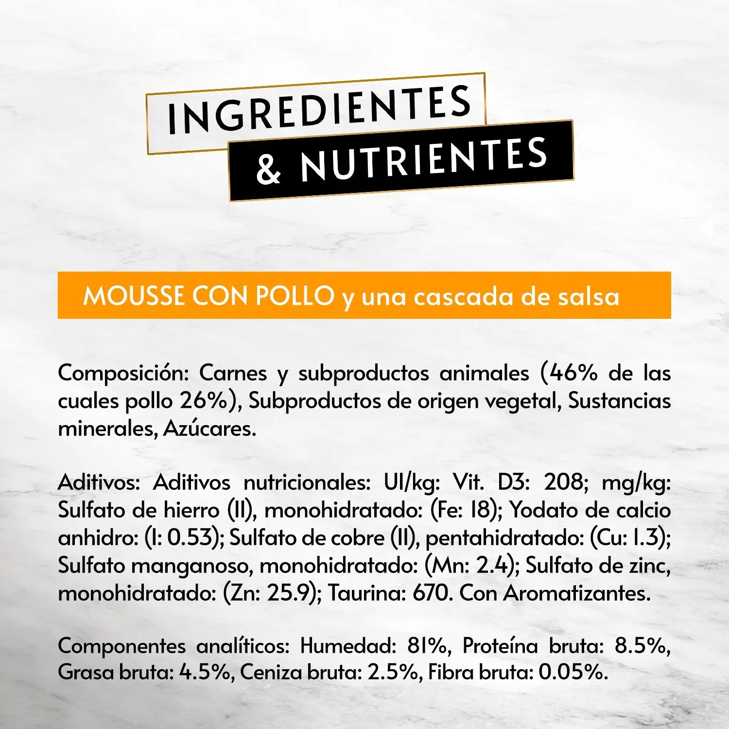 gourmet Revelations Mousse Pollo Pack 4x57 g PURINA