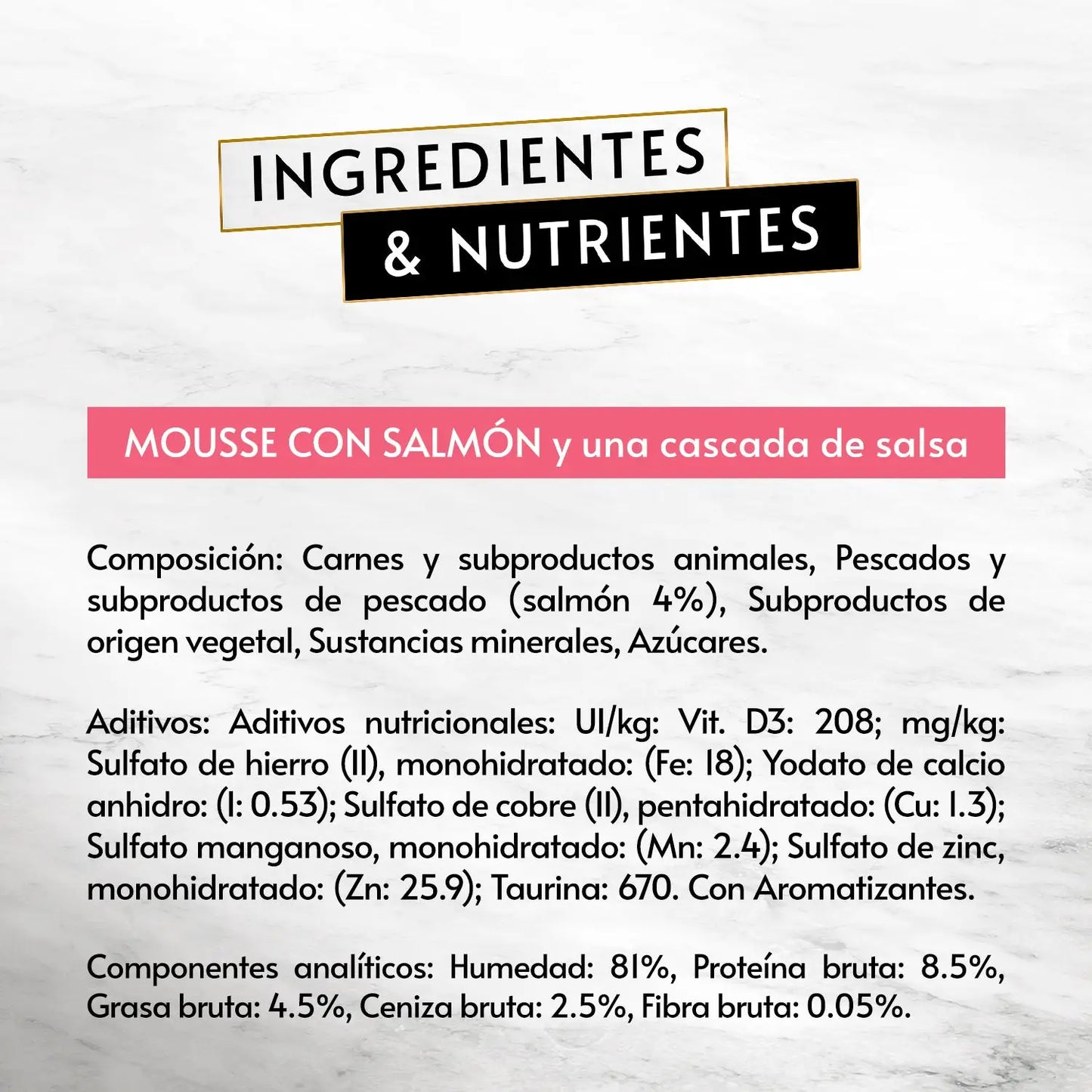 Purina Gourmet Revelations Mousse Salmón Pack 4x57 g PURINA