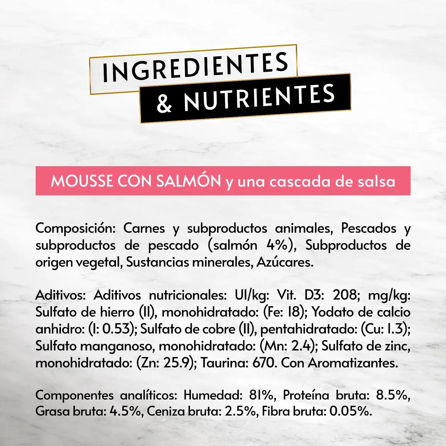 Purina Gourmet Revelations Mousse Salmón Pack 4x57 g PURINA