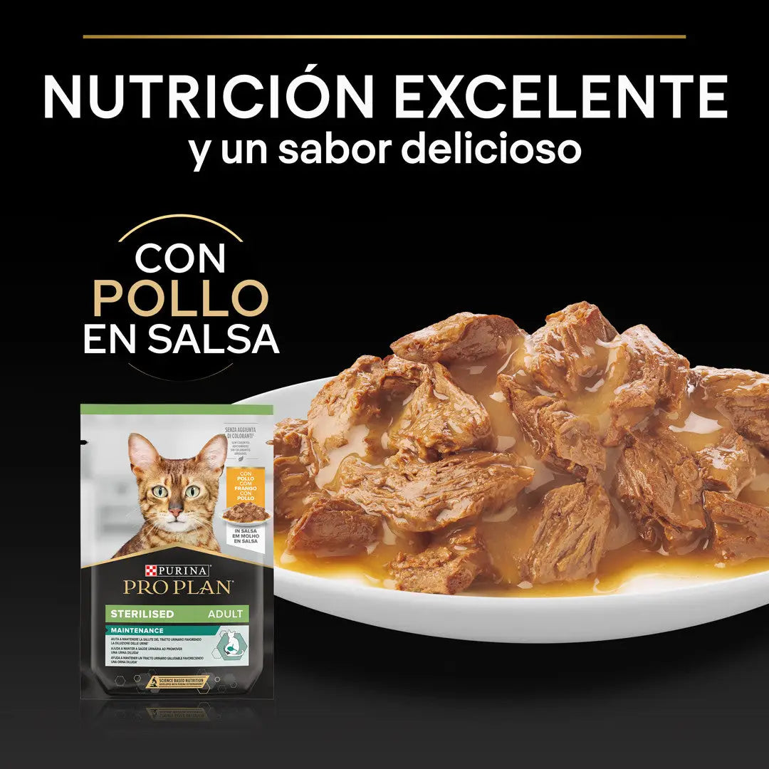 Pro Plan Cat Sobre Adult Sterilised Pollo 85 g PURINA