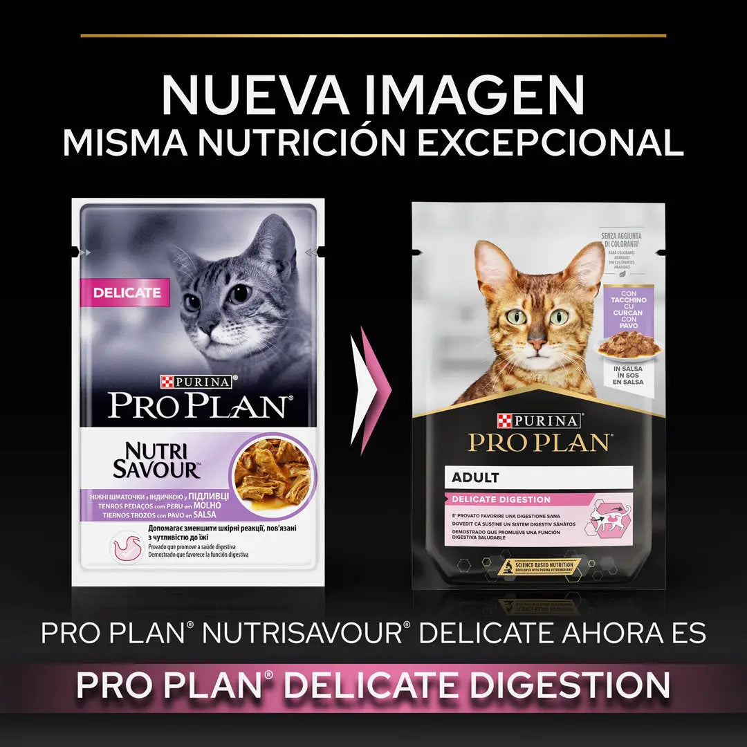 Pro Plan Cat Sobre Adult Delicate Pavo 85 g PURINA