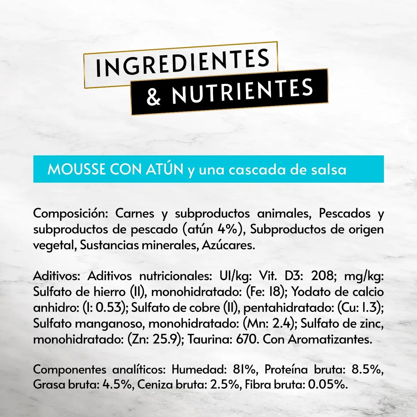 Purina Gourmet Revelations Mousse Atún Pack 4x57 g PURINA