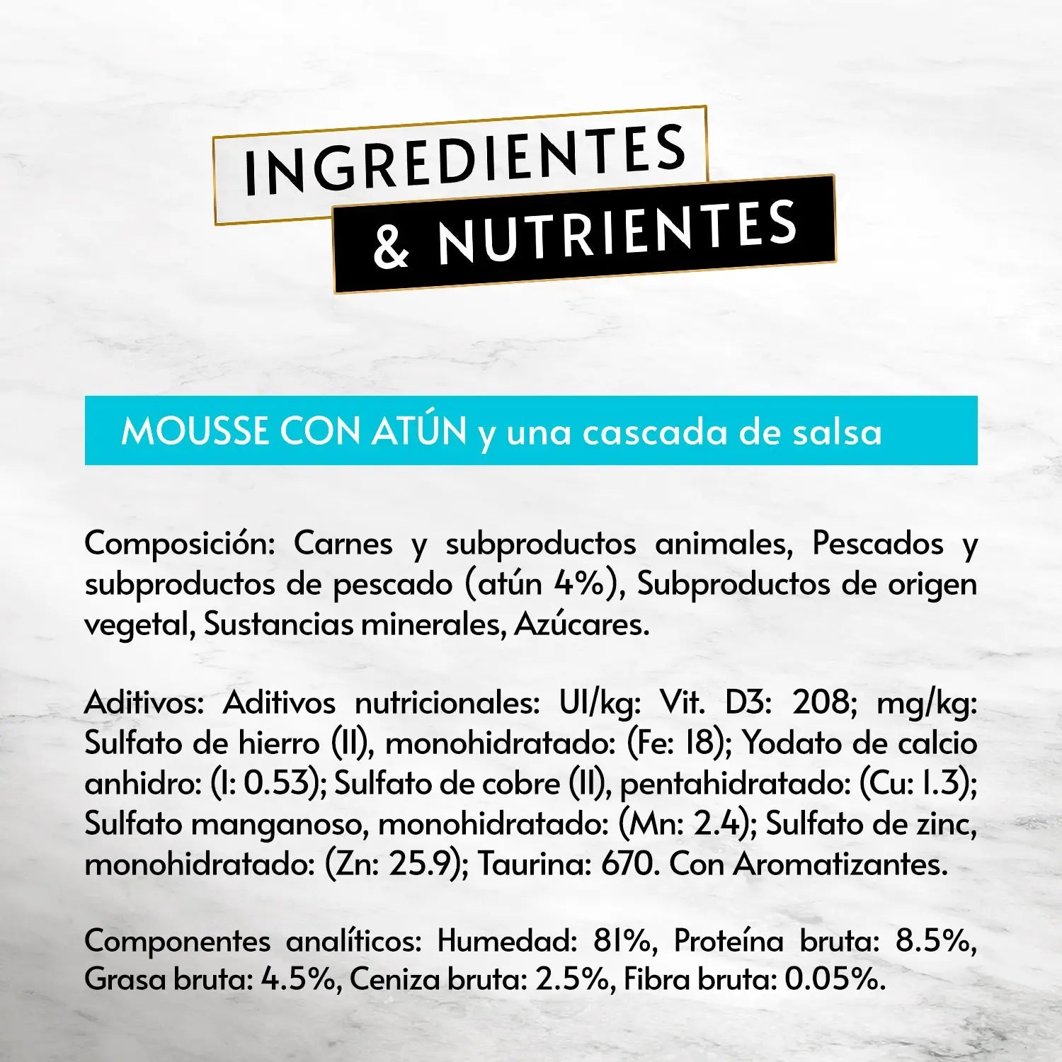 Purina Gourmet Revelations Mousse Atún Pack 4x57 g PURINA