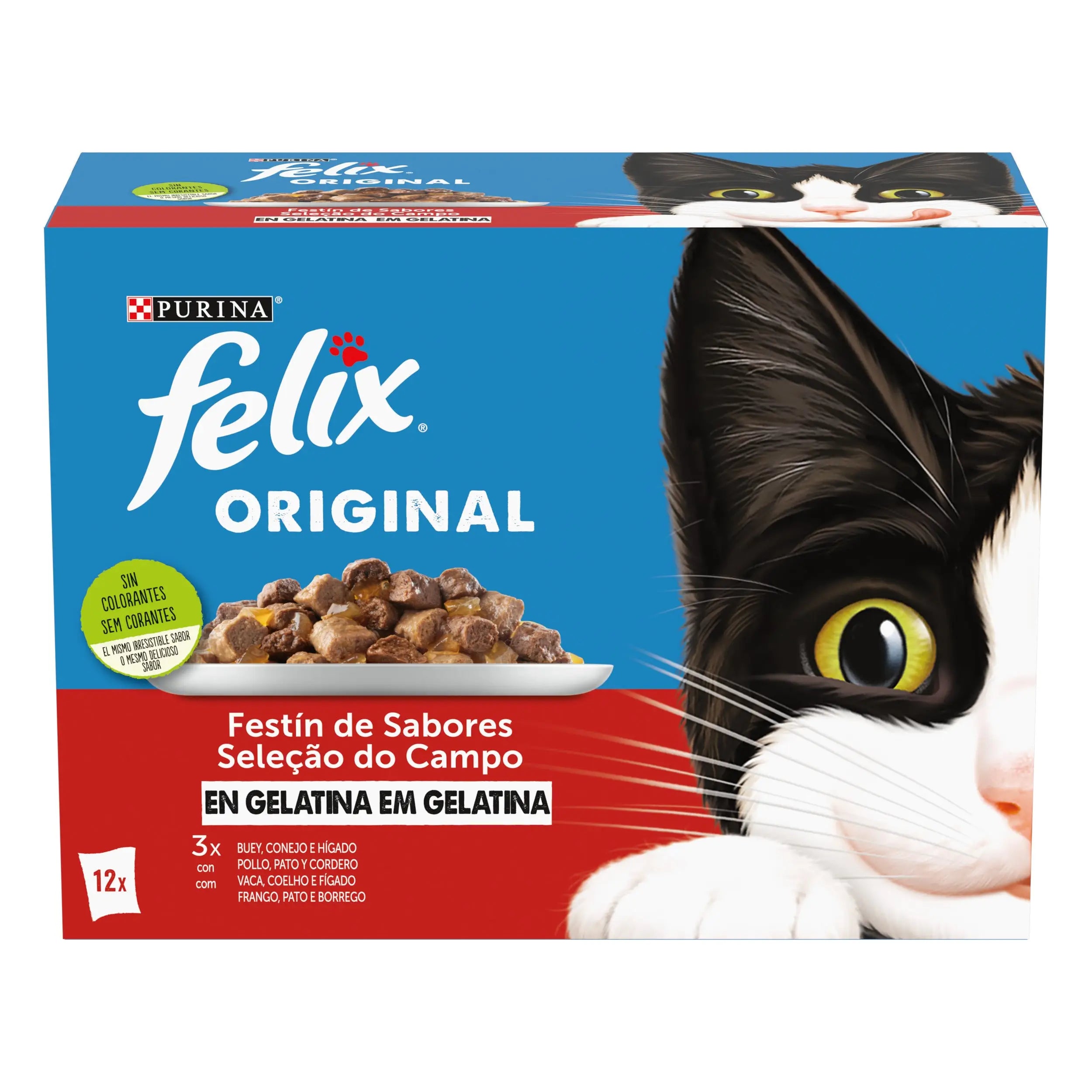 Felix Original Selección Carnes Pack 12X85 g FELIX