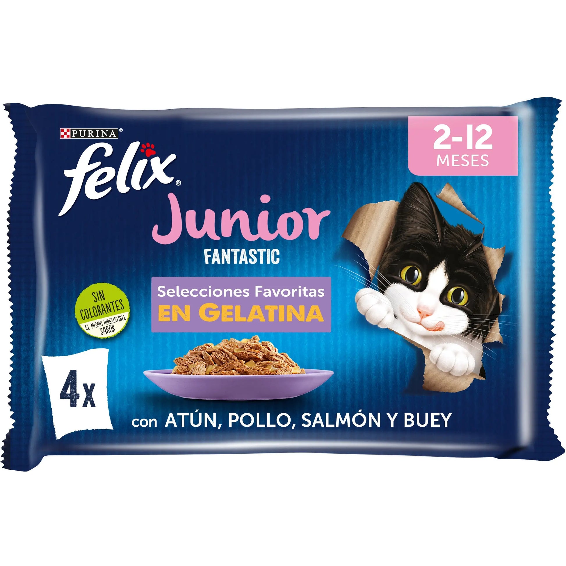 Felix Fantastic Junior Pack 4X85 g FELIX