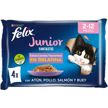 Felix Fantastic Junior Pack 4X85 g FELIX