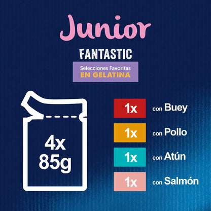 Felix Fantastic Junior Pack 4X85 g FELIX