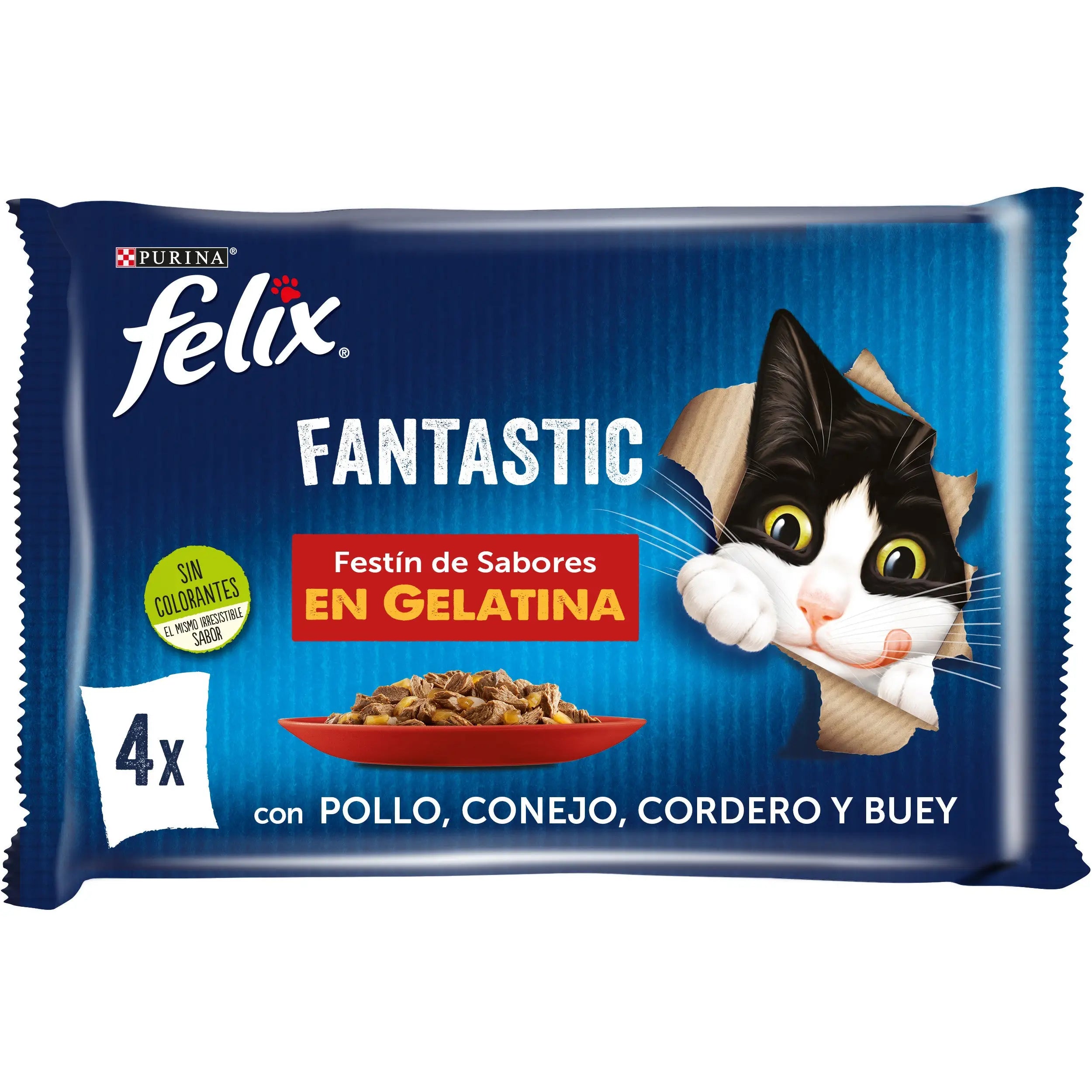 Felix Fantastic Carnes Pack 4X85 g FELIX