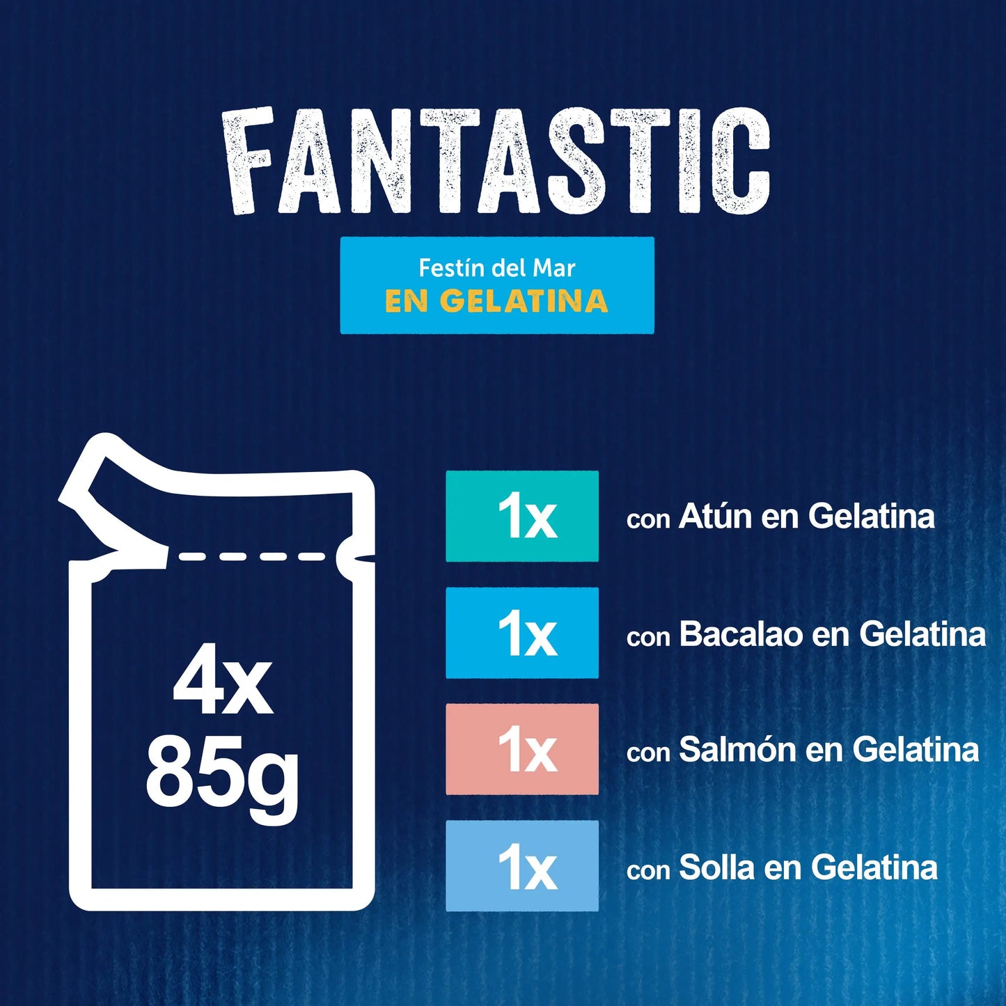 Felix Fantastic Pescados Pack 4X85 g FELIX