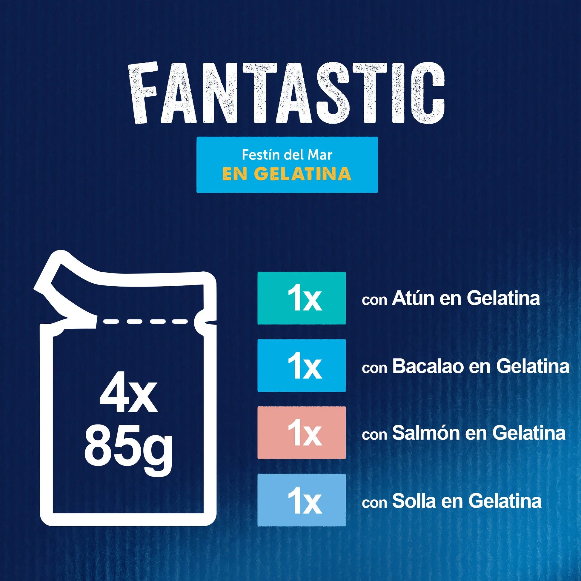 Felix Fantastic Pescados Pack 4X85 g FELIX