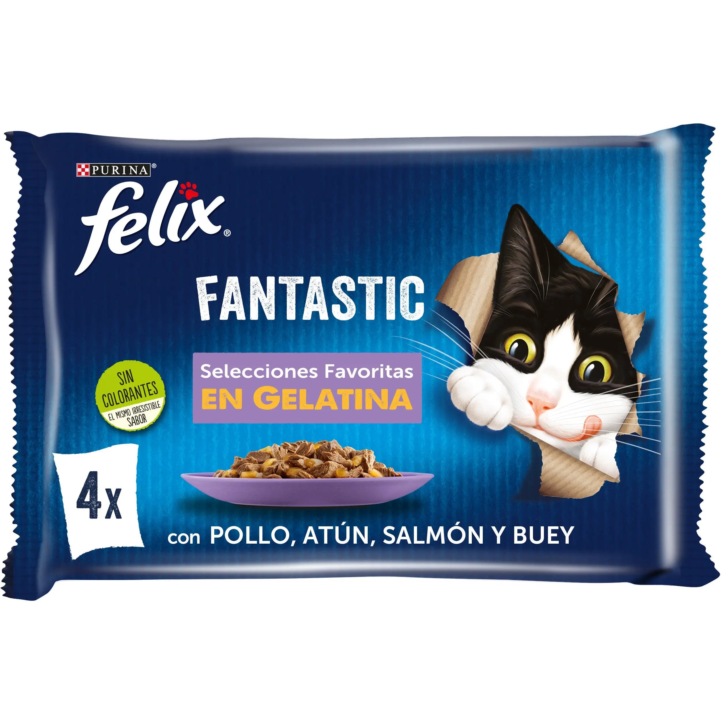 Felix Fantastic Surtido Gelatina Pack 4X85 g FELIX