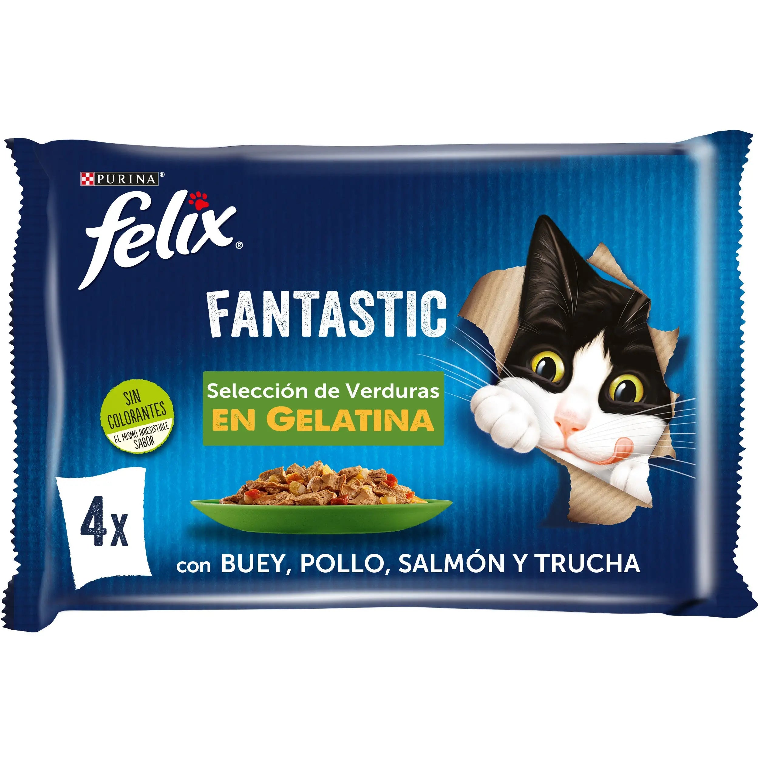 Felix Fantastic Surtido Verduras Pack 4X85 g FELIX