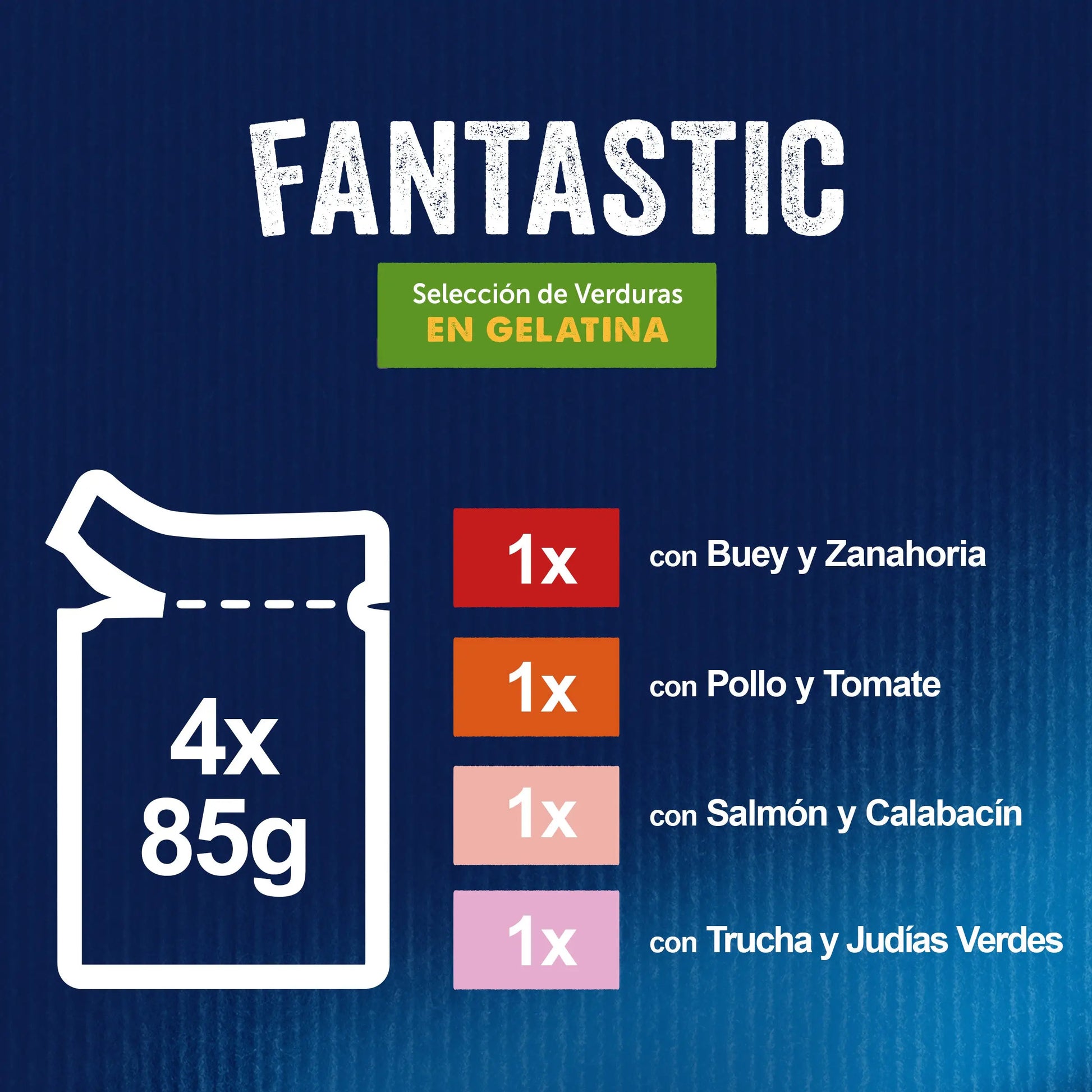 Felix Fantastic Surtido Verduras Pack 4X85 g FELIX
