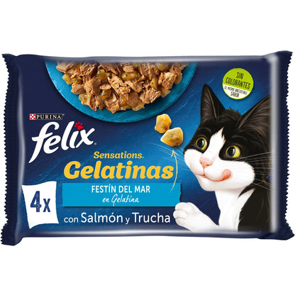Felix Sensations Selección Pescado Pack 4X85 g FELIX