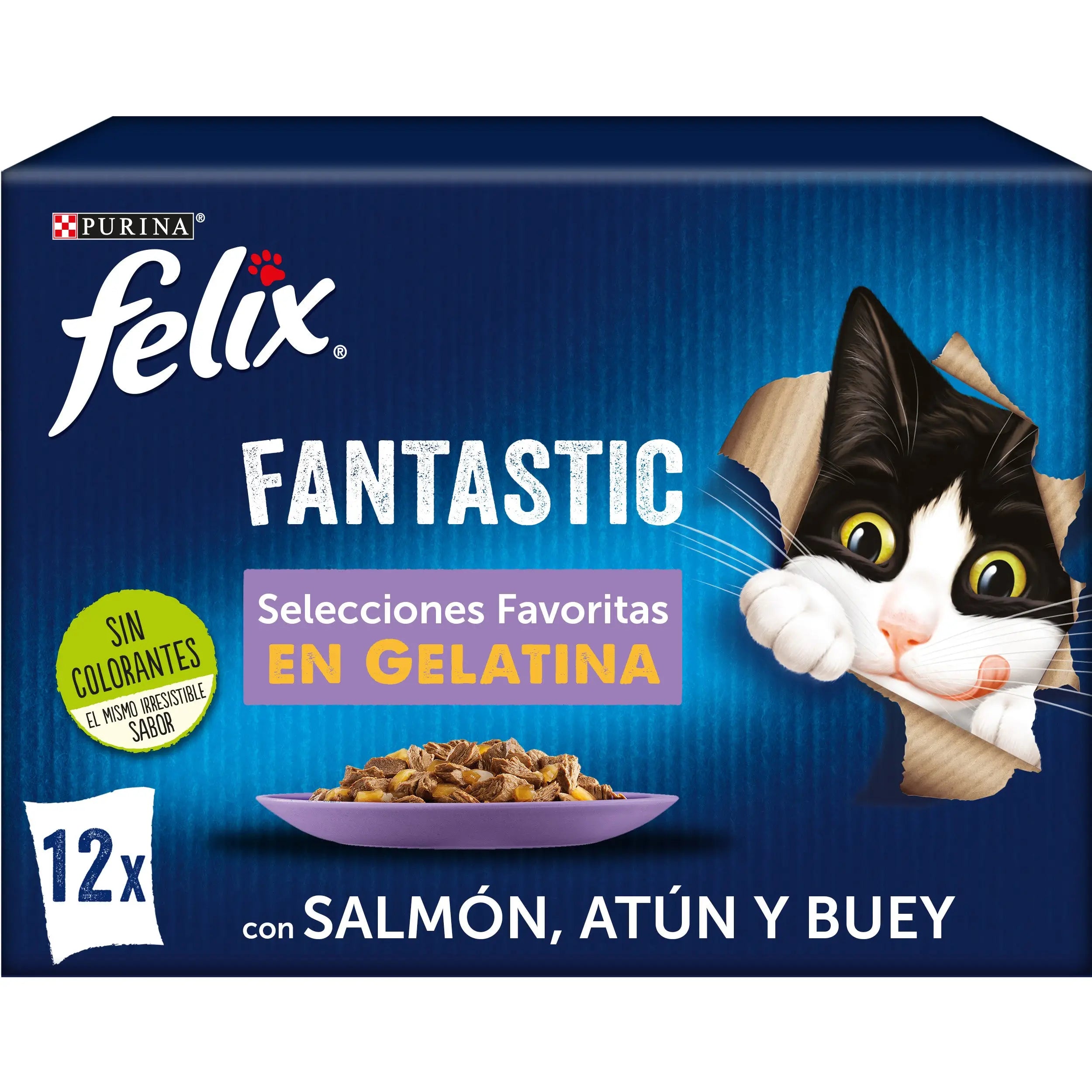 Felix Fantastic Surtido Gelatina Pack 12X85 g FELIX