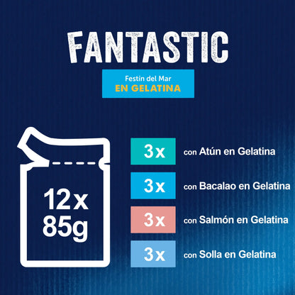 Felix Fantastic Festin Del Mar Pack 12X85 g FELIX