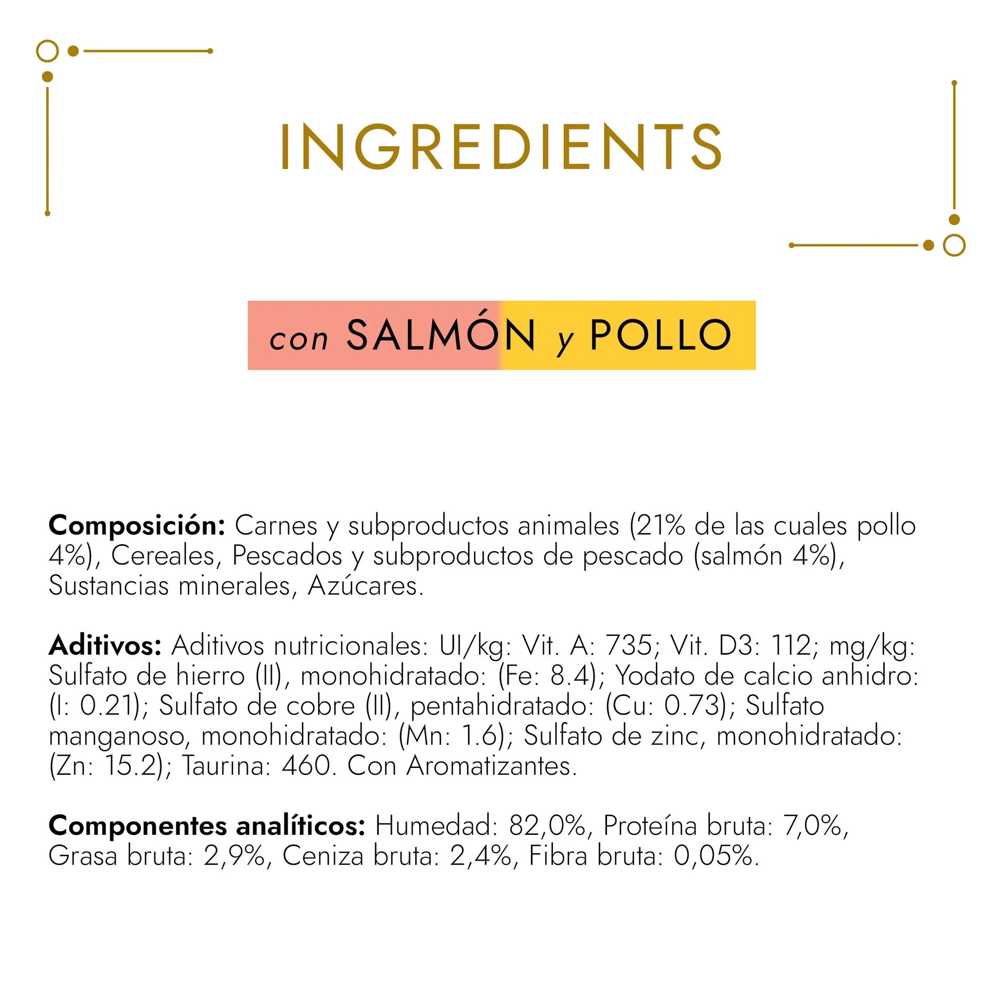 Gourmet Gold Bocaditos Salmón y Pollo 85 g PURINA