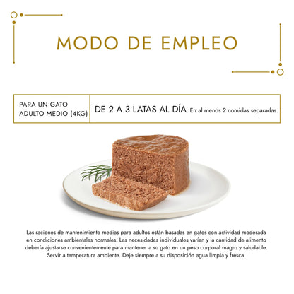 Gourmet Gold Mousse Pescado Oceánico 85 g PURINA
