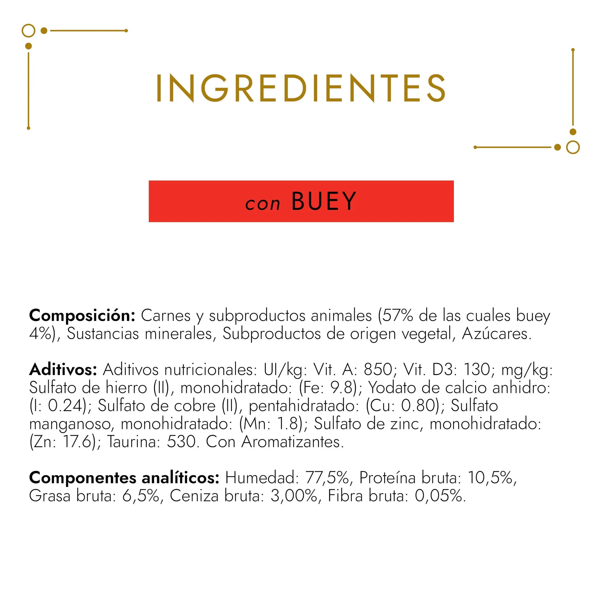 Gourmet Gold Mousse Buey 85 g PURINA
