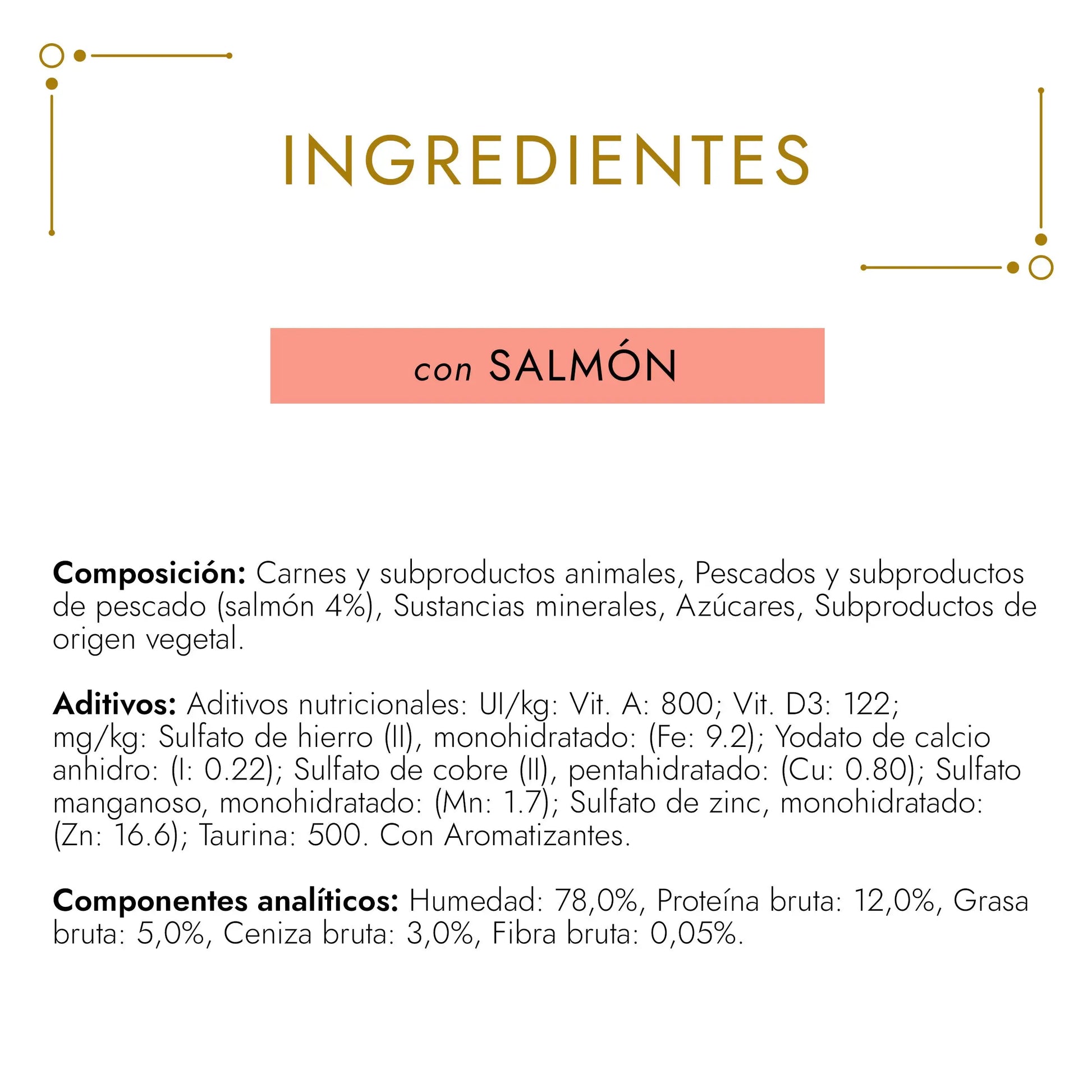 Gourmet Gold Terrine Salmón 85 g PURINA