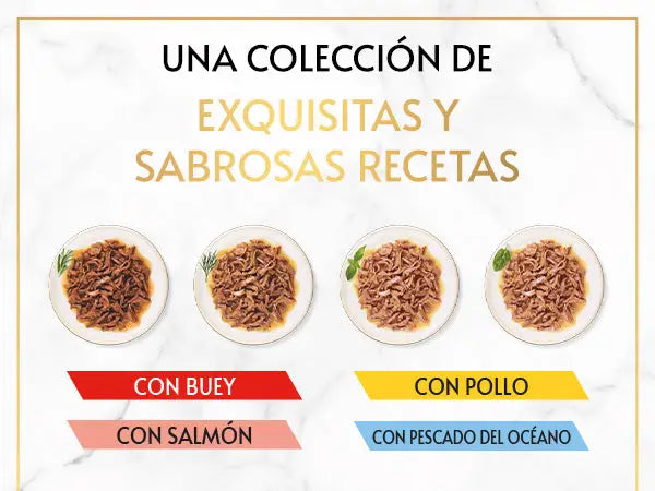 Gourmet Gold Delicias Suculentas Surtido Pack 8X85 g PURINA