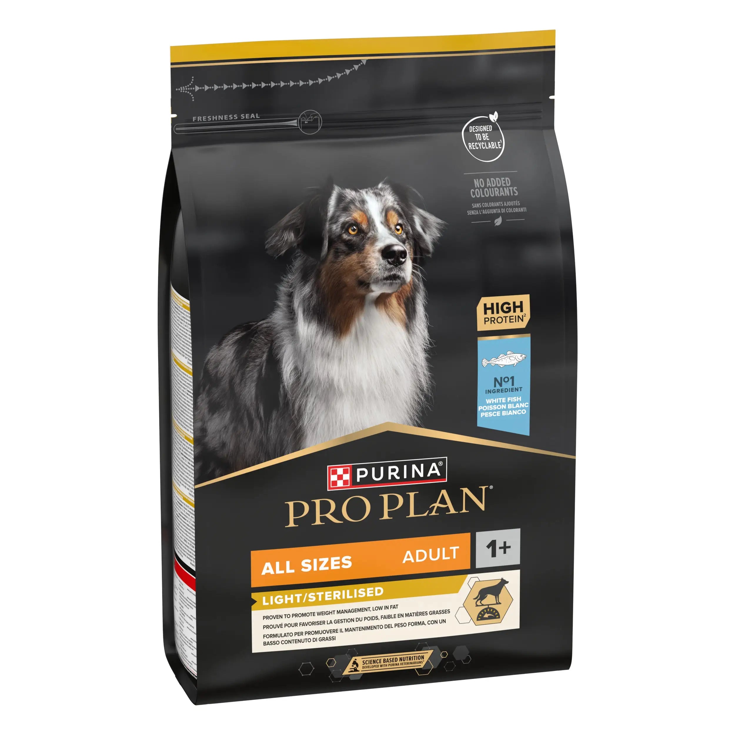 Pro Plan Dog Allsize Light Sterilized Pescado 3 kg PURINA