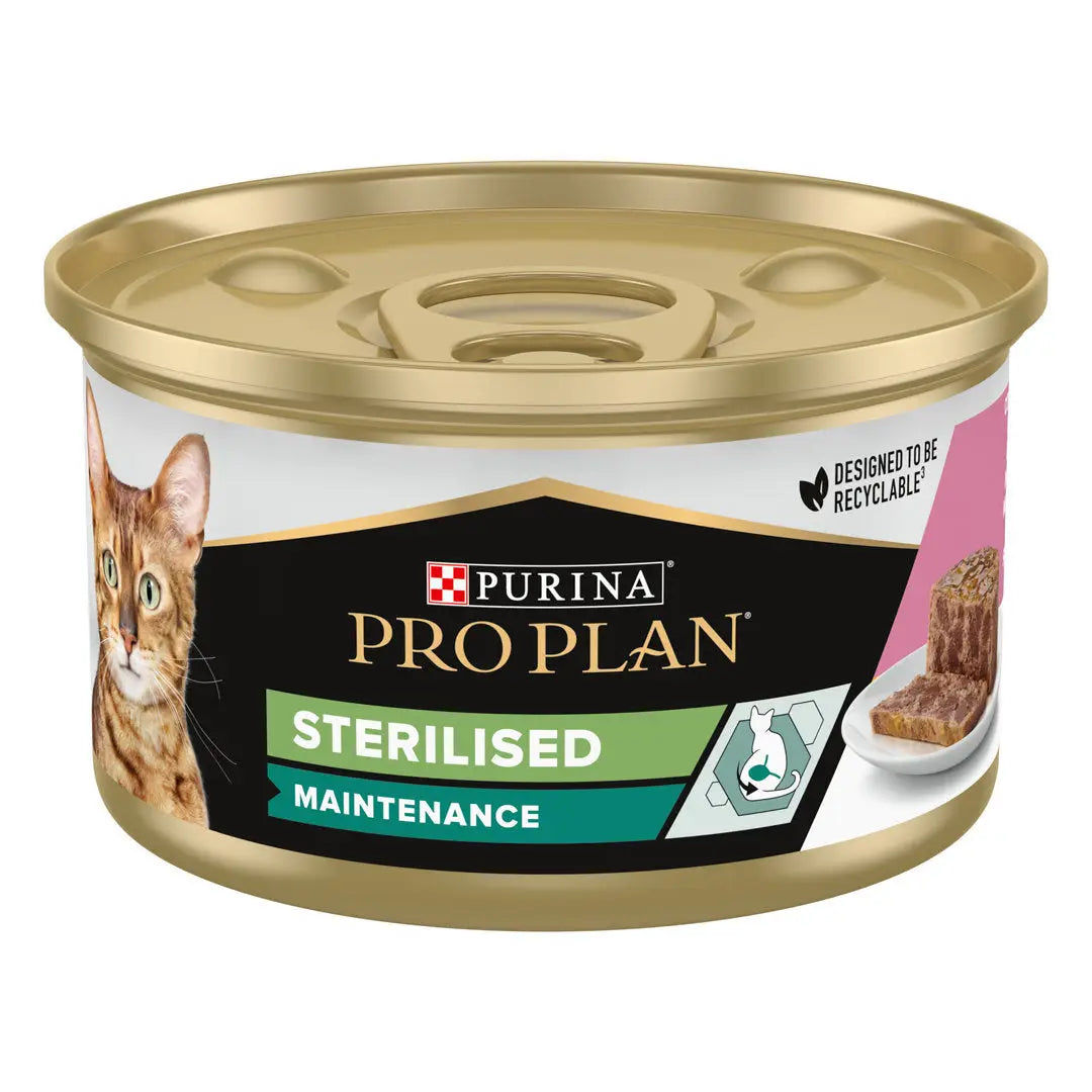 Pro Plan Cat Lata Sterilised Salmón y Atún 85 g PURINA