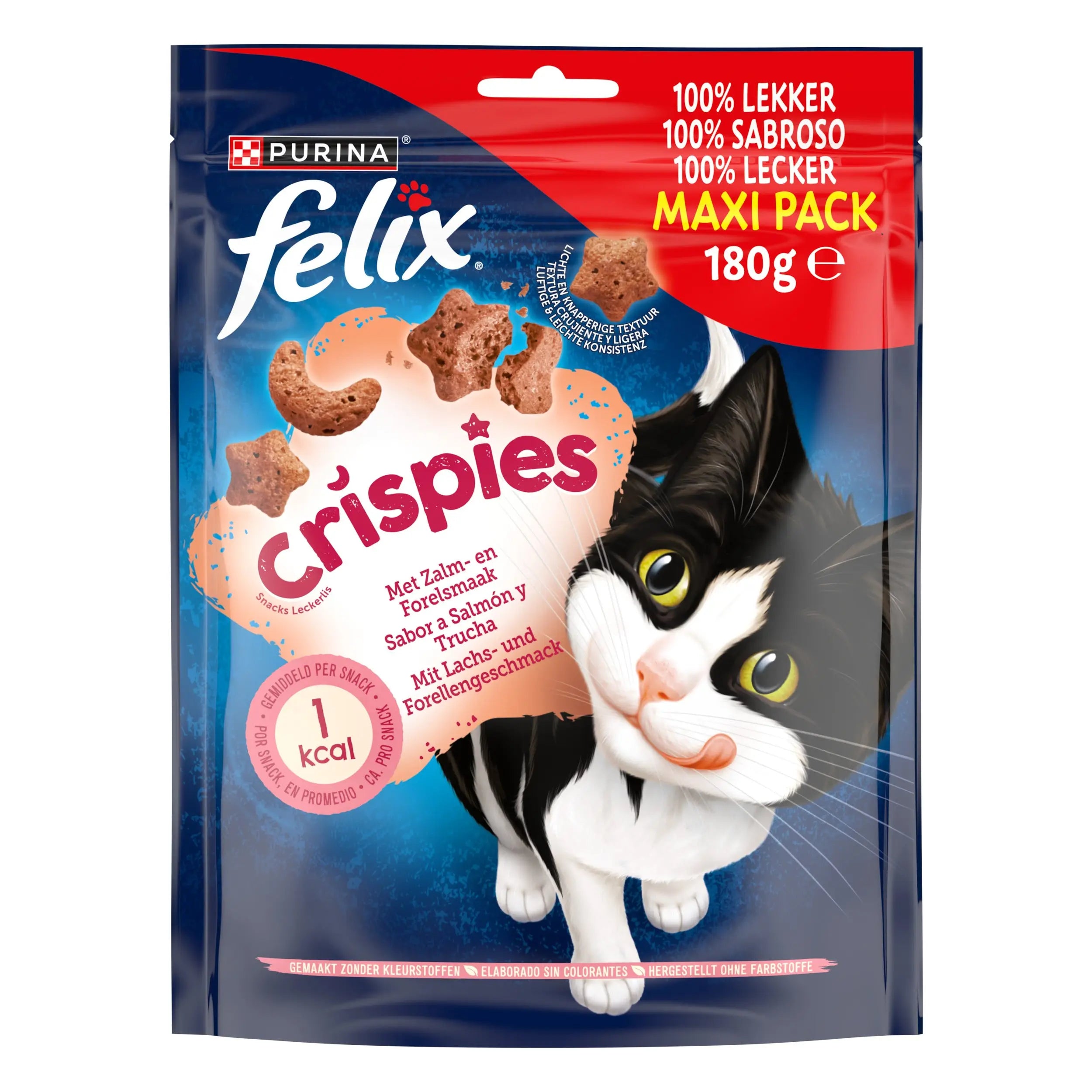 Felix Crispies Salmón y Trucha 180 g FELIX