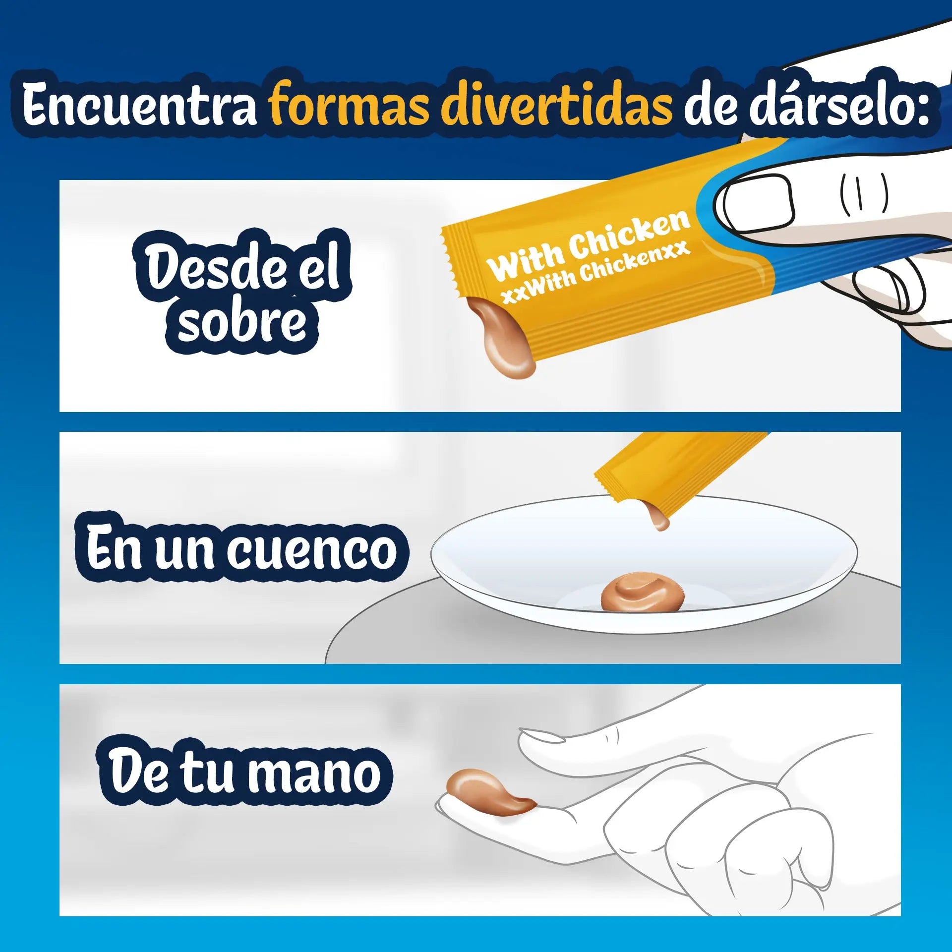 Felix Deli Moments Snack Líquido para Gatos (Pollo, Pato o Salmón) Pack 4x10 g FELIX