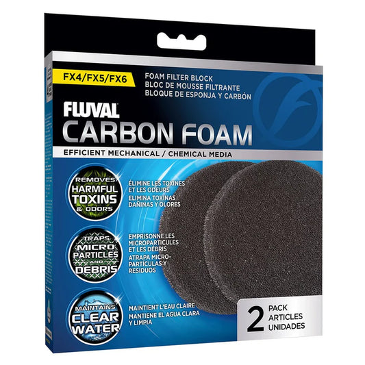 Fluval Fx5/6 Foamex/Carbon 3 Pc Largo Uso