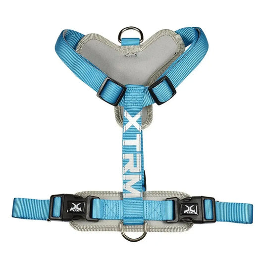 ARNÉS X-TRM CRONOS NEON FLASH AZUL - Mejor Precio - Mascotas Ávila