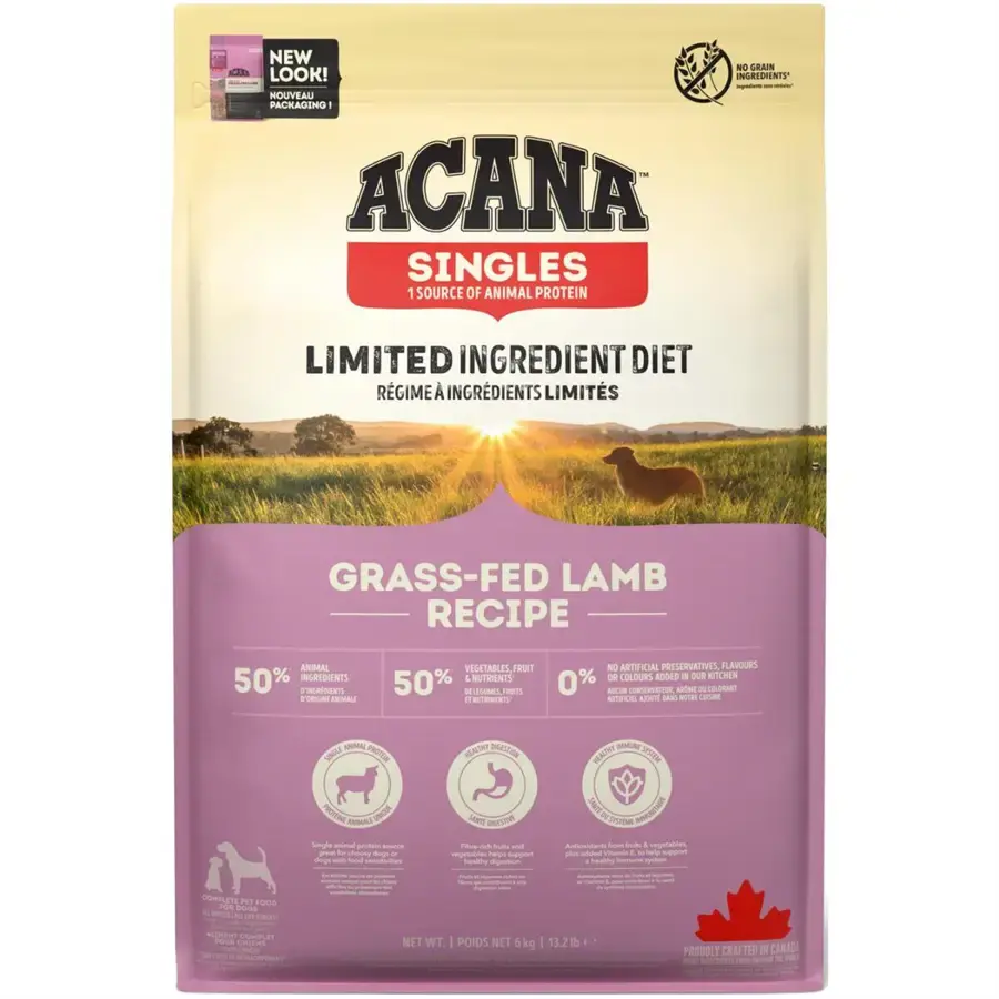 Acana Grass-Fed Lamb Recipe Pienso para Perros ACANA Mascotas-Ávila