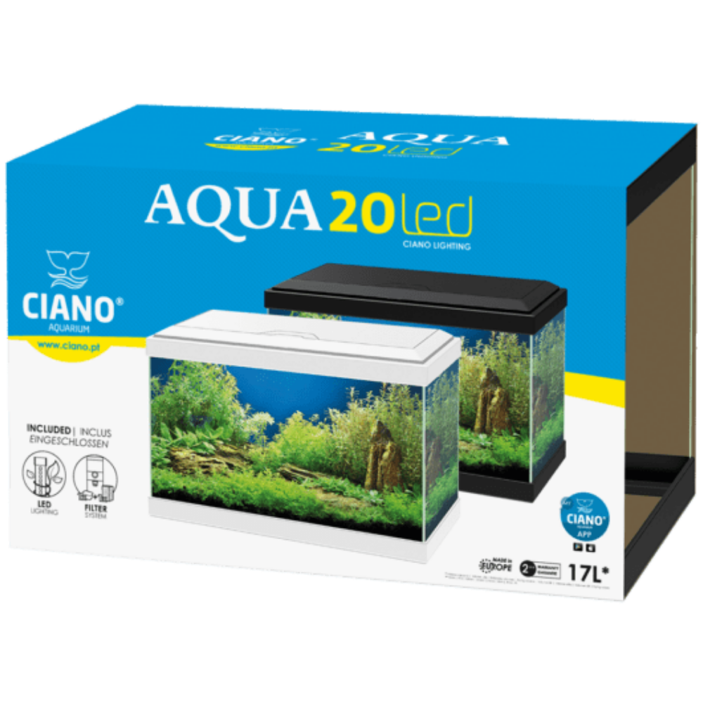 Acuario Aqua 20 Light Led Ciano CIANO Mascotas-Ávila