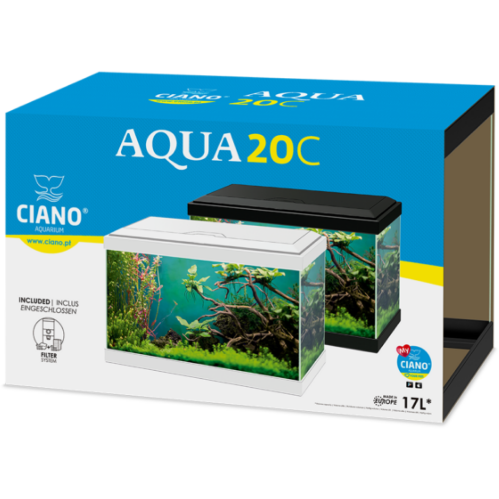 Acuario Aqua 20 Light Sin Pantalla de Ciano CIANO Mascotas-Ávila