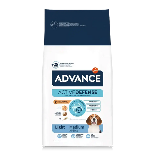 Advance Adult Medium Light Chicken & Rice Pienso de Pollo y Arroz para Perros ADVANCE Mascotas-Ávila